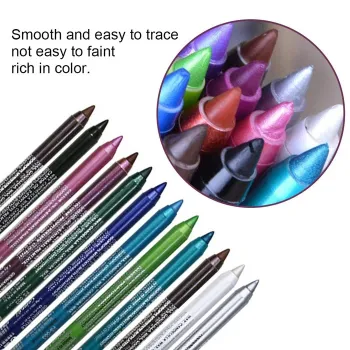 12 pcs Flormar Colourful Eye Liner Set